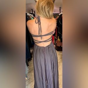 Wishlist Purple Strappy Back Maxi Dress